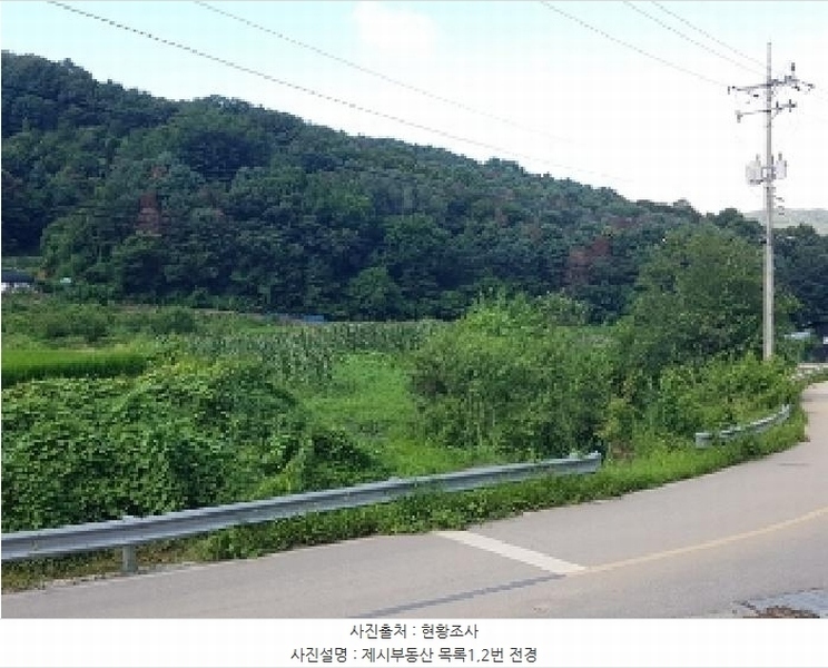 2025타경1432 강원특별자치도 춘천시 남산면 방곡리 466 농지 경매 이미지