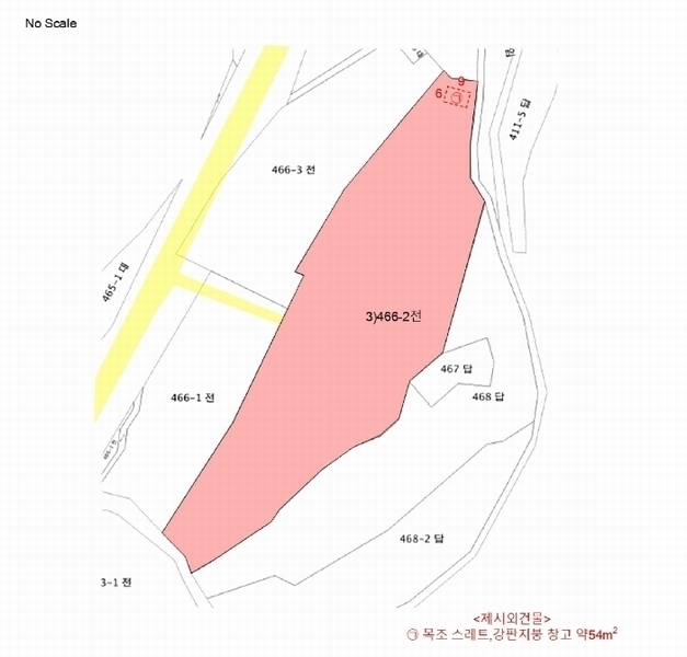 2025타경1883 강원특별자치도 화천군 화천읍 풍산리 466-2 농지 경매 이미지