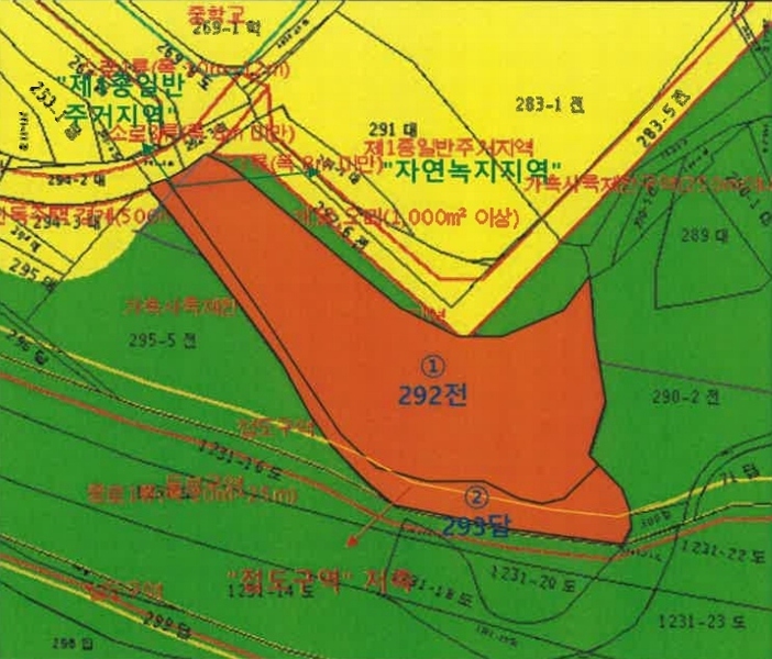 2025타경50798 강원특별자치도 홍천군 서석면 풍암리 292 농지 경매 이미지