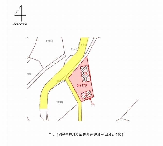 2025타경50931 강원특별자치도 인제군 인제읍 고사리 170 근린주택 경매 이미지