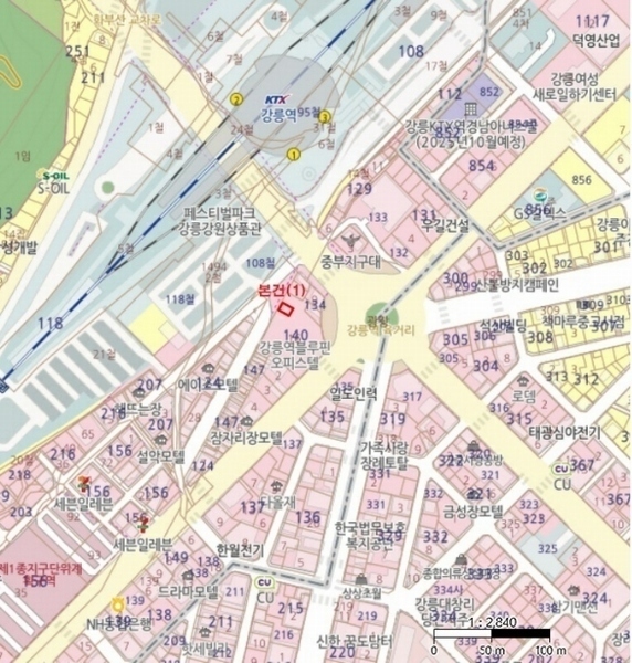 2024타경53507 강원특별자치도 강릉시 강릉대로 285강원특별자치도 강릉시 강릉○○○○, 강릉역블루핀 11층 1110호강릉역블○○ 아파트 경매 이미지