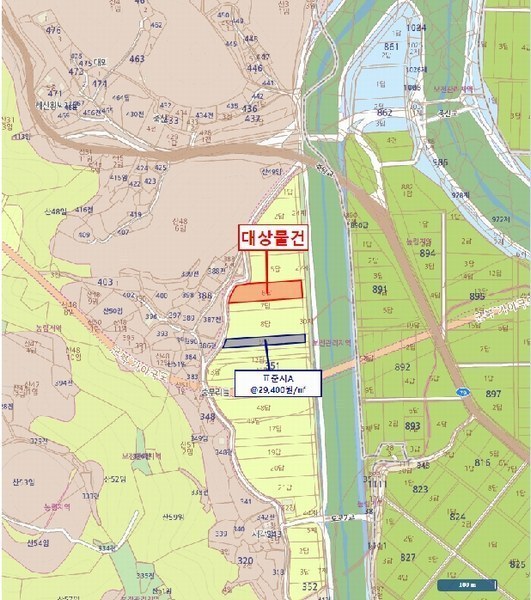 2025타경240 경상남도 함안군 군북면 모로리 351-6 농지 경매 이미지