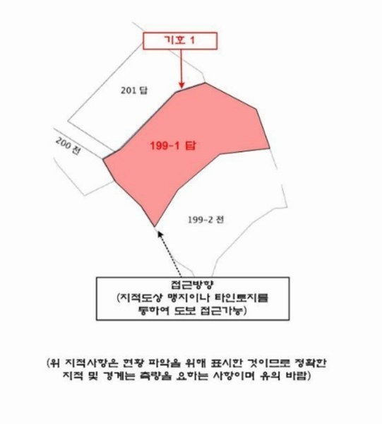 2024타경55510 강원특별자치도 강릉시 지변동 199-1 농지 경매 이미지