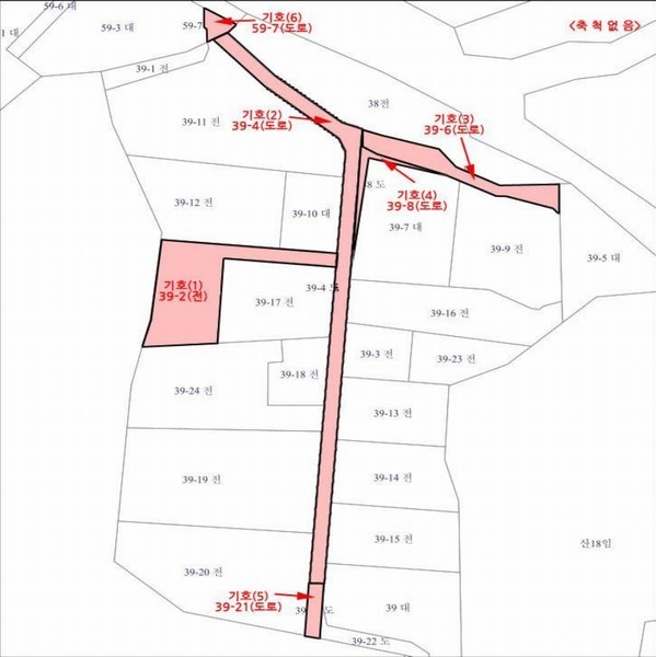 2025타경176 강원특별자치도 횡성군 안흥면 지구리 39-2 농지 경매 이미지