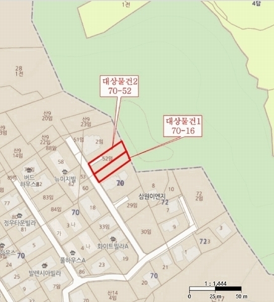 2025타경30448 충청북도 음성군 금왕읍 내송리 70-16 임야 경매 이미지