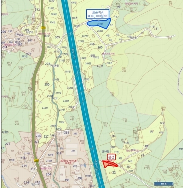 2025타경30457 충청북도 음성군 삼성면 대사리 21-1 농지 경매 이미지