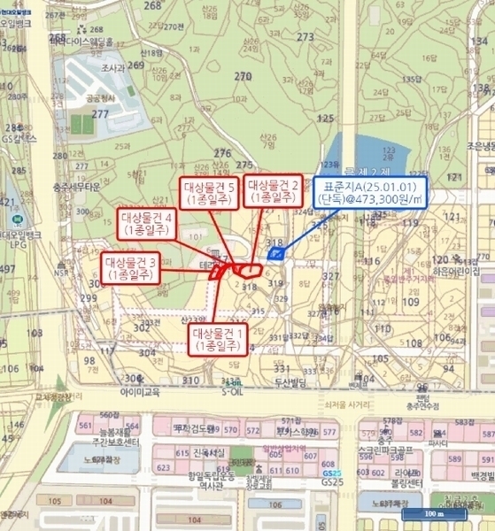 2025타경30483 충청북도 충주시 금릉동 317-8 농지 경매 이미지