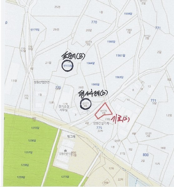 2025타경30497 강원특별자치도 강릉시 구정면 금광리 산170-1 임야 경매 이미지