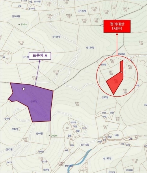2025타경30518 경상남도 사천시 죽림동 산27-9 임야 경매 이미지