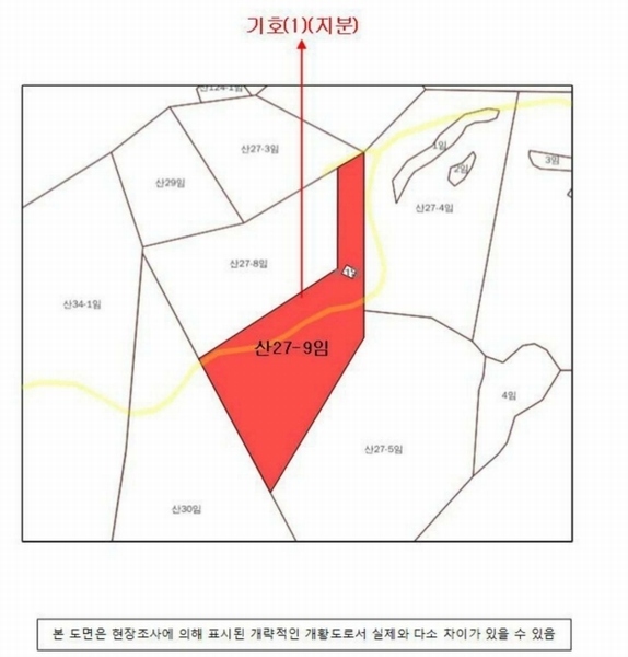 2025타경30518 경상남도 사천시 죽림동 산27-9 임야 경매 이미지