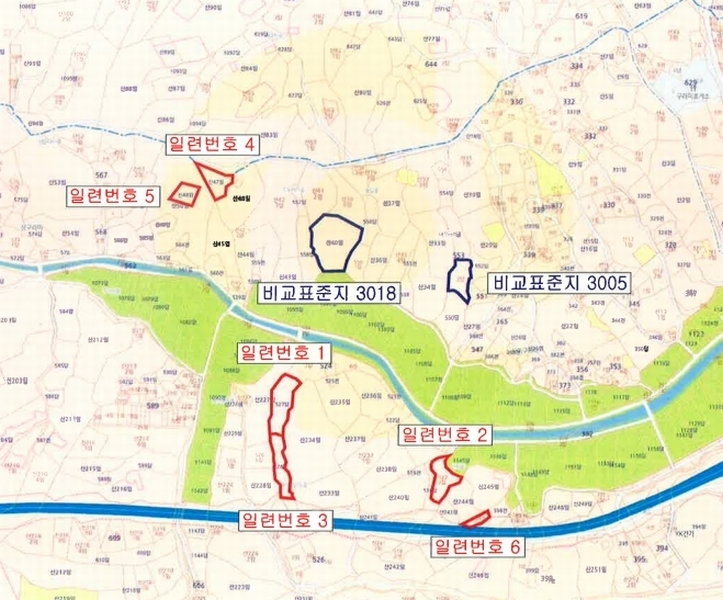 2021타경30541 강원특별자치도 강릉시 사천면 석교리 520-2 농지 경매 이미지