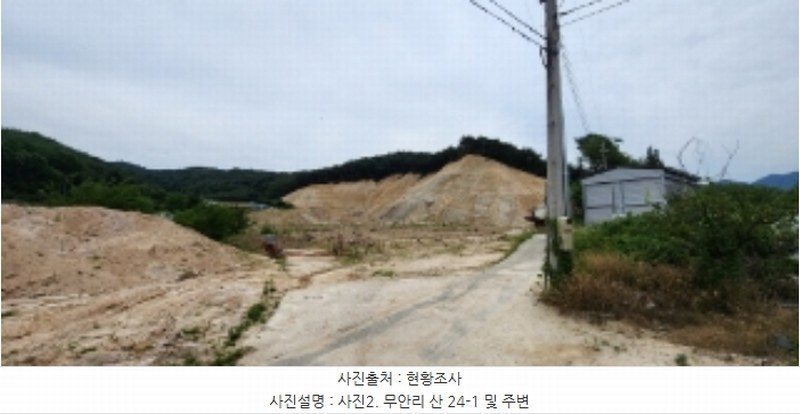 2024타경1568 경상북도 김천시 감천면 무안리 산24-1 임야 경매 이미지