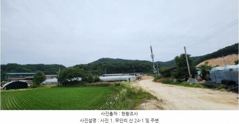 2024타경1568 경상북도 김천시 감천면 무안리 산24-1 임야 경매 이미지
