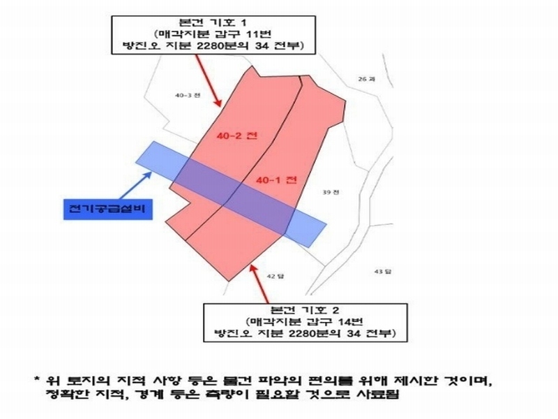 2024타경53569 강원특별자치도 삼척시 원덕읍 옥원리 40-2 농지 경매 이미지