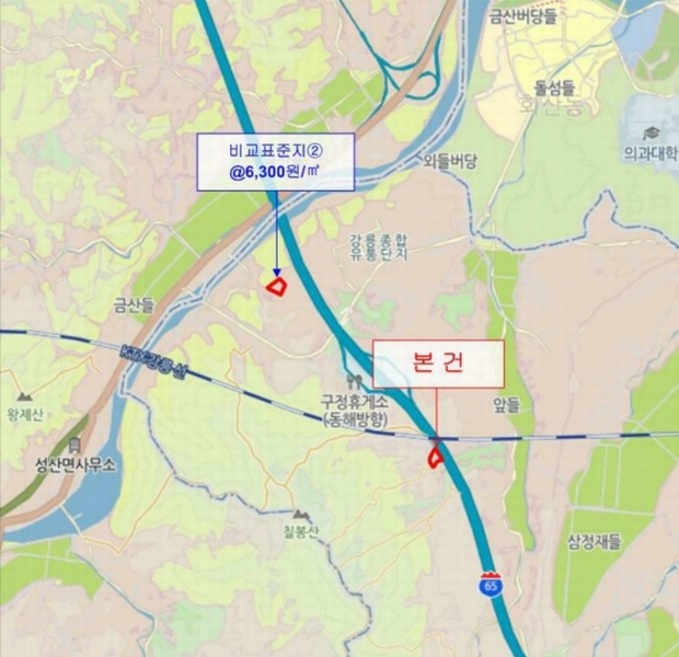 2024타경54548 강원특별자치도 강릉시 구정면 제비리 산168 임야 경매 이미지