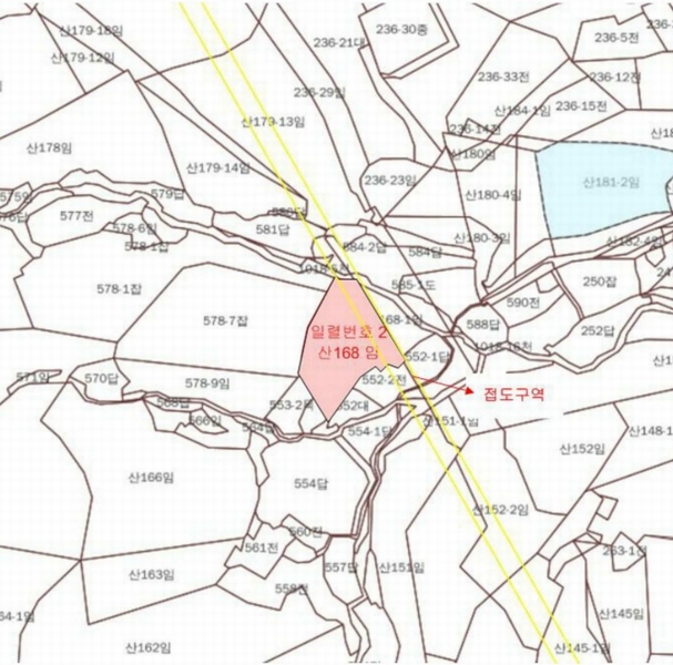 2024타경54548 강원특별자치도 강릉시 구정면 제비리 산168 임야 경매 이미지