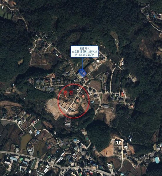 2022타경500132 강원특별자치도 원주시 소초면 흥양리 287 농지 경매 이미지