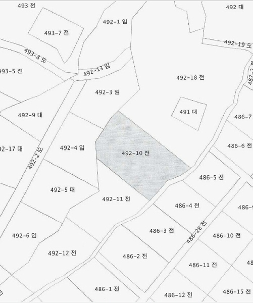2024타경2540 강원특별자치도 횡성군 둔내면 조항리 492-10 농지 경매 이미지