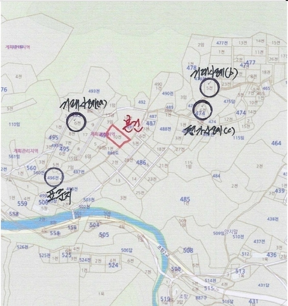 2024타경2540 강원특별자치도 횡성군 둔내면 조항리 492-10 농지 경매 이미지