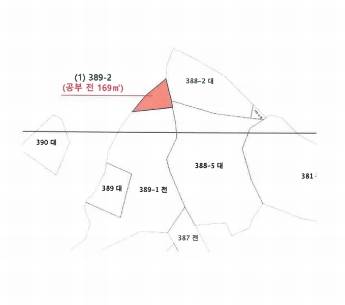 2024타경2854 강원특별자치도 횡성군 횡성읍 학곡리 389-2 농지 경매 이미지