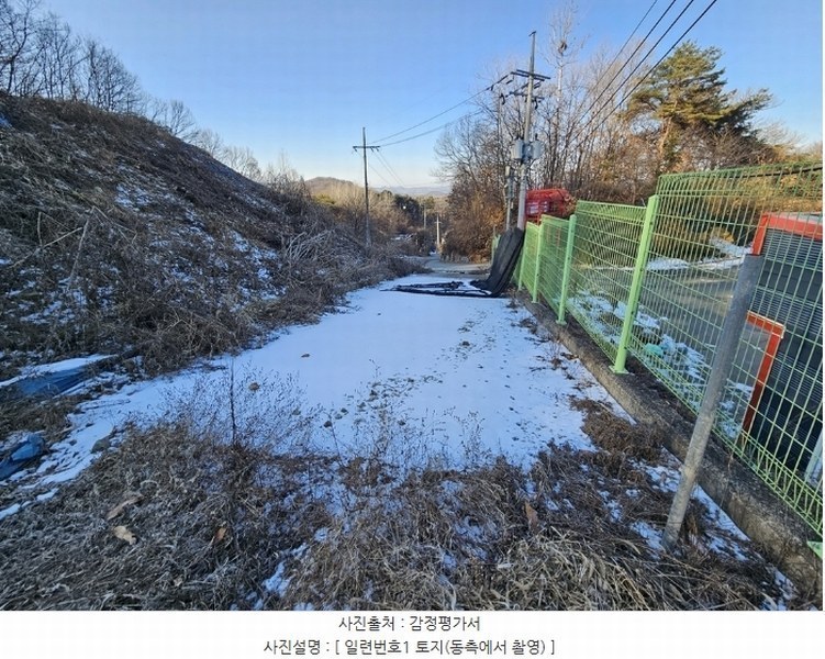 2024타경3352 강원특별자치도 원주시 호저면 만종리 783-48 도로 경매 이미지