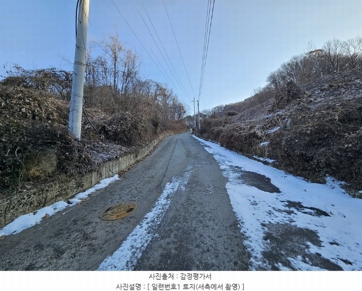 2024타경3352 강원특별자치도 원주시 호저면 만종리 783-48 도로 경매 이미지