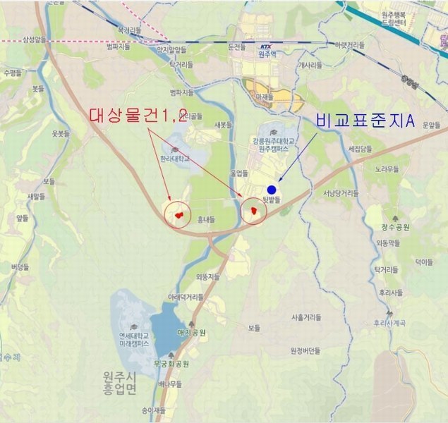 2024타경3413 강원특별자치도 원주시 흥업면 흥업리 471-3 농지 경매 이미지