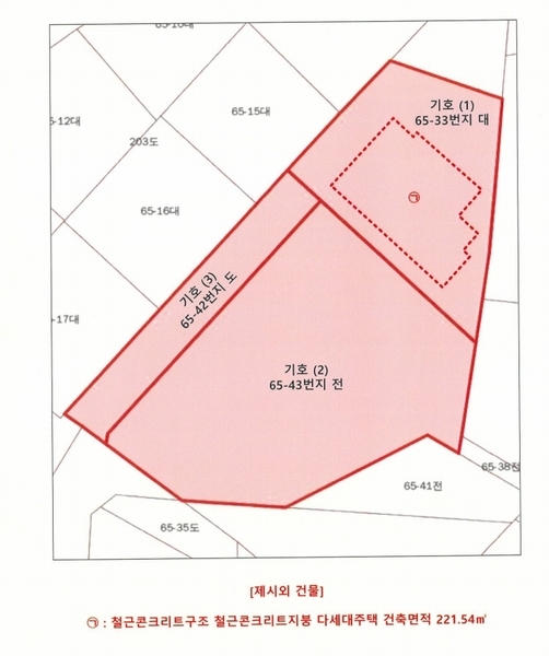 2024타경406388 강원특별자치도 횡성군 횡성읍 입석리 65-43 농지 경매 이미지