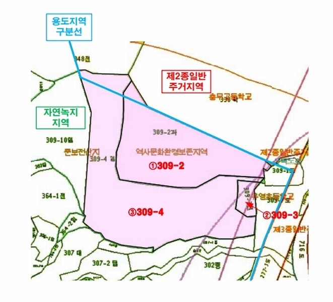 2025타경206 경상남도 통영시 북신동 309-2 임야 경매 이미지