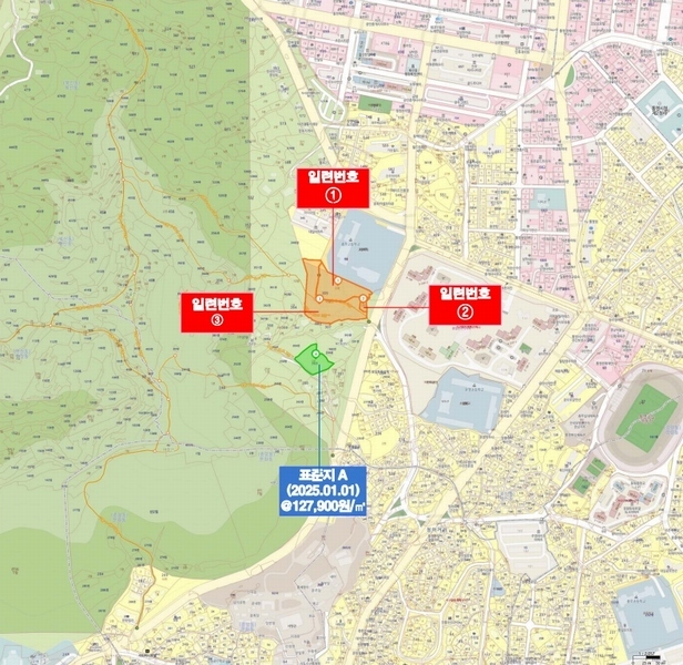 2025타경206 경상남도 통영시 북신동 309-2 임야 경매 이미지