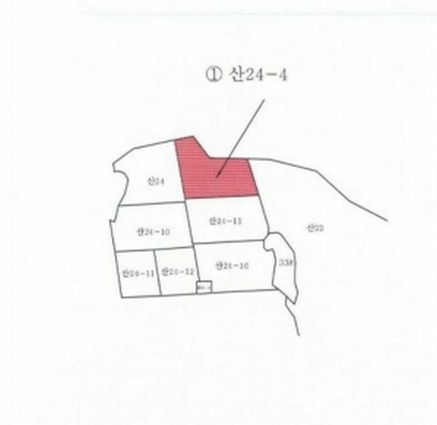 2025타경404 경상북도 포항시 남구 구룡포읍 병포리 산24-4 임야 경매 이미지