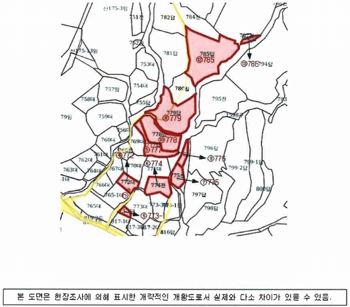 2025타경718 경상남도 하동군 북천면 화정리 산287 임야 경매 이미지
