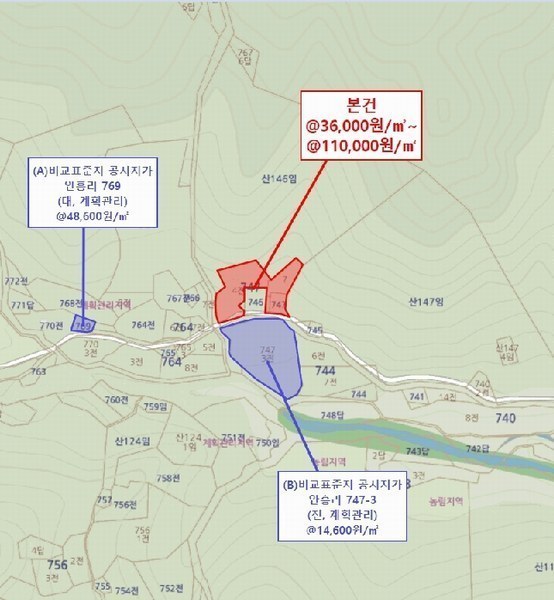 2025타경20531 강원특별자치도 횡성군 안흥면 안흥리 747-4 농지 경매 이미지