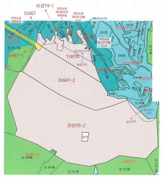 2025타경20534 경상남도 함안군 대산면 서촌리 산70 임야 경매 이미지
