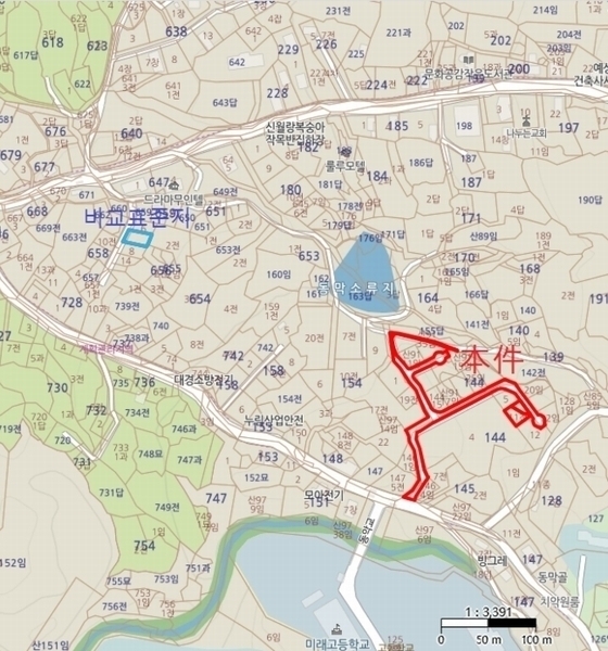 2024타경1363 강원특별자치도 원주시 행구동 산91-27 임야 경매 이미지