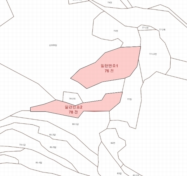 2024타경2410 강원특별자치도 원주시 소초면 의관리 78 농지 경매 이미지