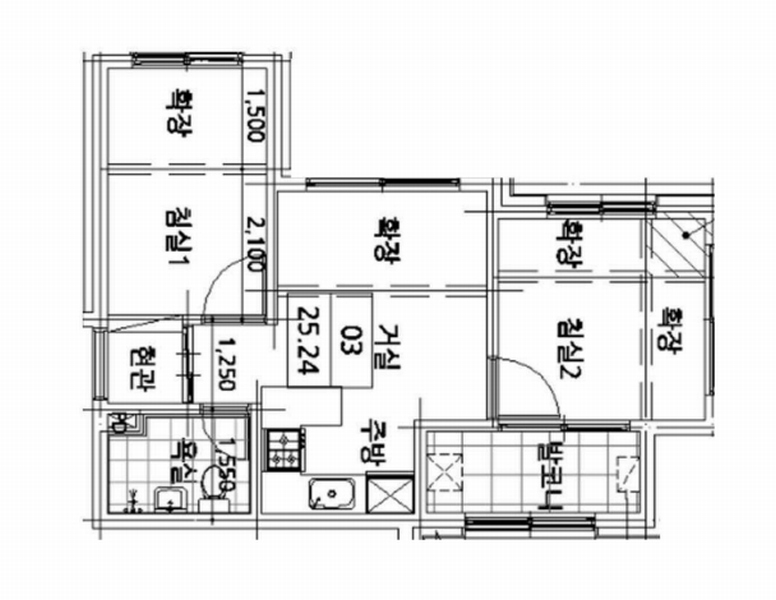 2025타경9219 서울특별시 강서구 초원로6길 34(방화동), 다온아르떼 4층 403호 다세대(빌라) 경매 이미지
