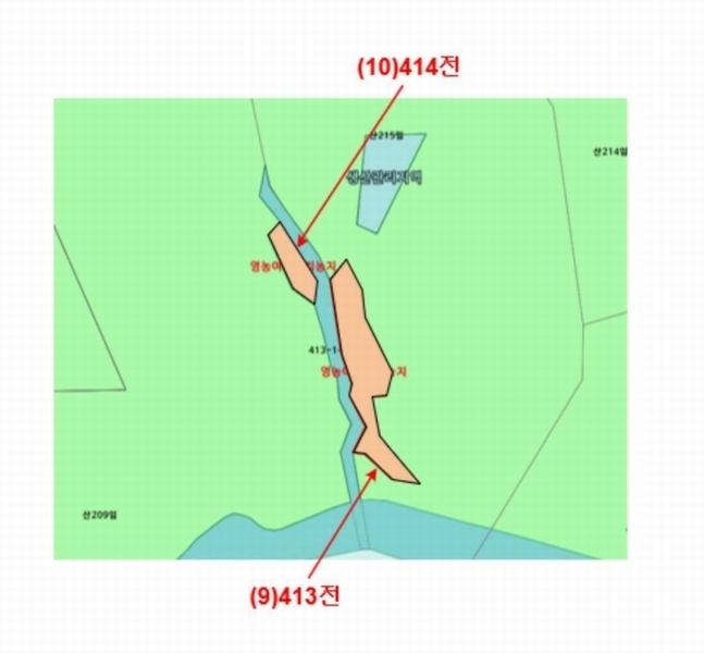 2024타경490 강원특별자치도 횡성군 청일면 유동리 413 농지 경매 이미지