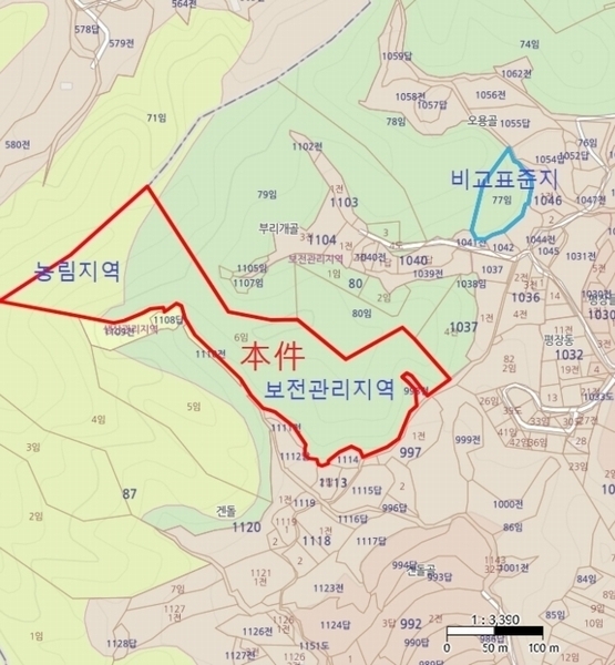 2024타경404894 강원특별자치도 원주시 지정면 가곡리 산87-6 임야 경매 이미지