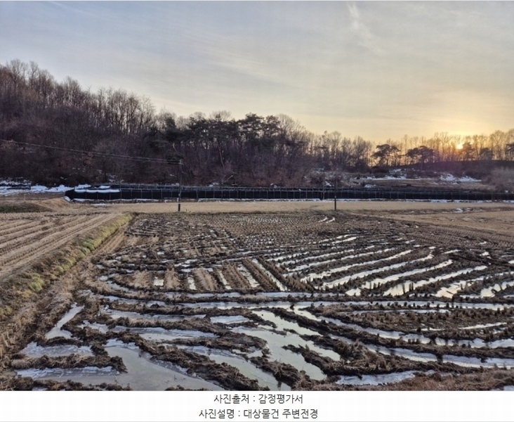 2024타경406555 강원특별자치도 원주시 소초면 수암리 1196-1 농지 경매 이미지