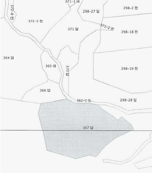 2025타경20457 강원특별자치도 횡성군 우천면 법주리 367 농지 경매 이미지