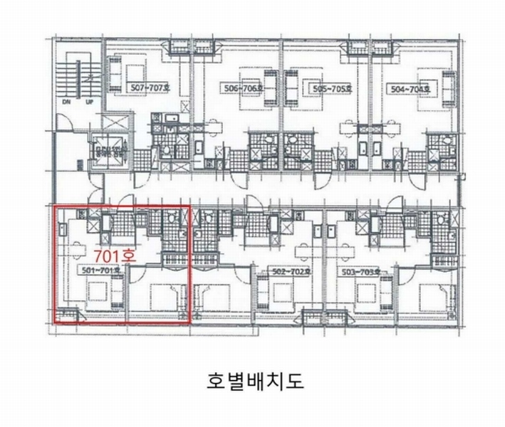 2025타경20533 강원특별자치도 원주시 나비허리길 1, 정우월드피아 102동 7층 701호 오피스텔 경매 이미지