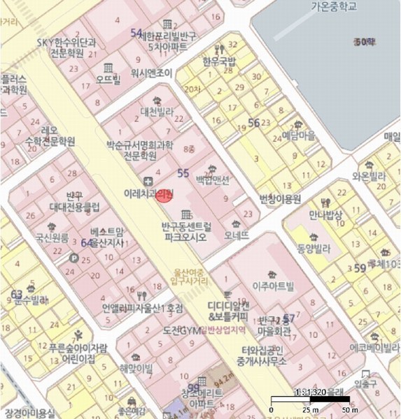 2025타경817 울산광역시 중구 화합로 426, 반구동파크오시오 4층 402호 오피스텔[계약15평형] 경매 이미지