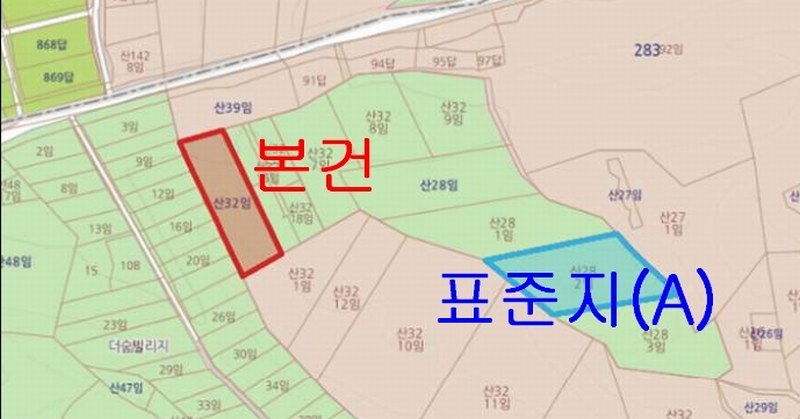 2024타경12441 강원특별자치도 고성군 토성면 용암리 산32 임야 경매 이미지