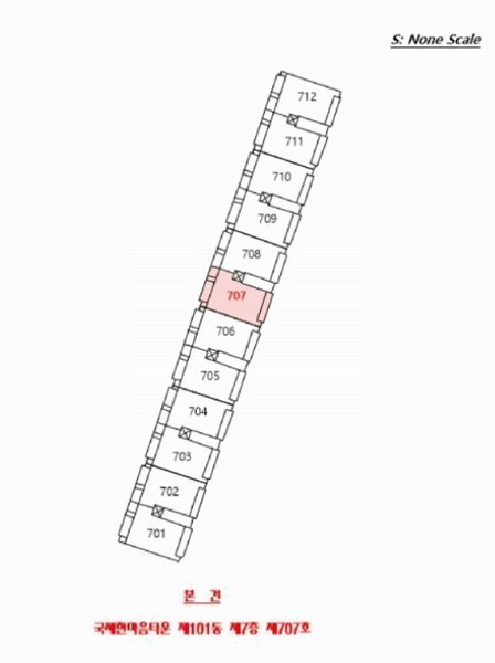 2025타경264 경상남도 창원시 마산회원구 호계본동로 38, 국제한마음타운 101동 7층 707호 아파트[공급28평형] 경매 이미지
