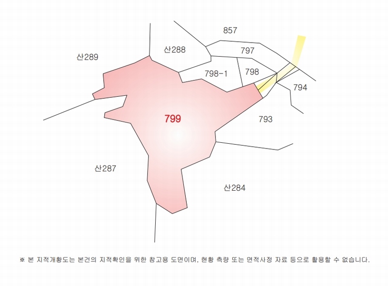 2025타경10276 강원특별자치도 양양군 양양읍 화일리 799 농지 경매 이미지