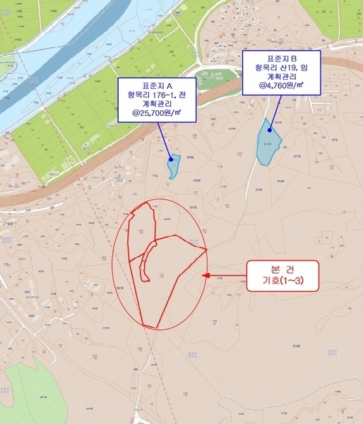 2025타경10322 강원특별자치도 고성군 죽왕면 향목리 산35-1 임야 경매 이미지