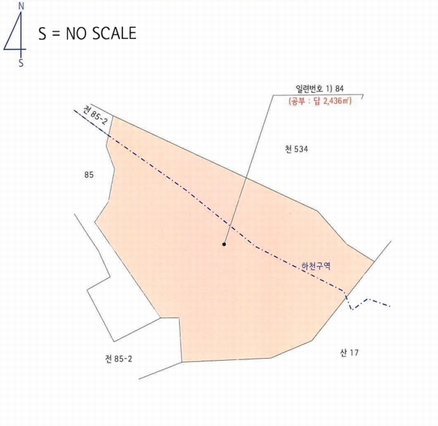2025타경10330 강원특별자치도 양양군 서면 오색리 84 농지 경매 이미지