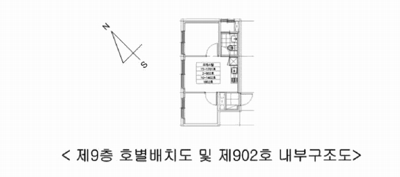 2025타경9390 서울특별시 강서구 화곡로 288, 엠제이타운 9층 902호 오피스텔 경매 이미지