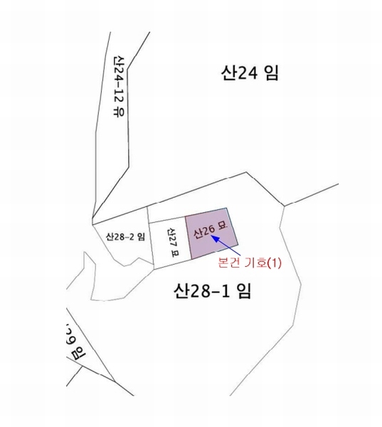 2025타경10257 강원특별자치도 고성군 거진읍 화포리 산26 묘지 경매 이미지